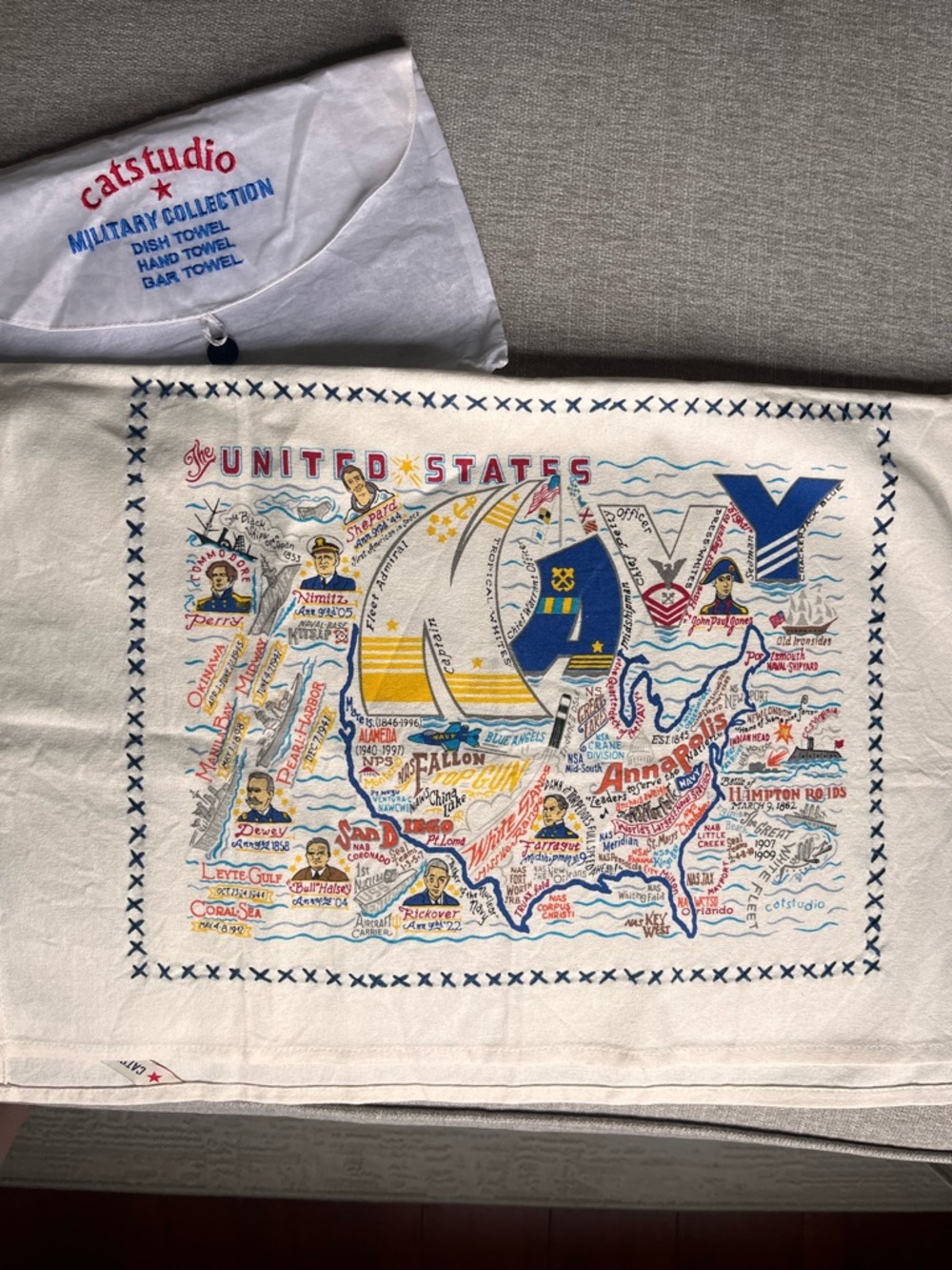 Catstudio US NAVY Kitchen Towel – Military Collection